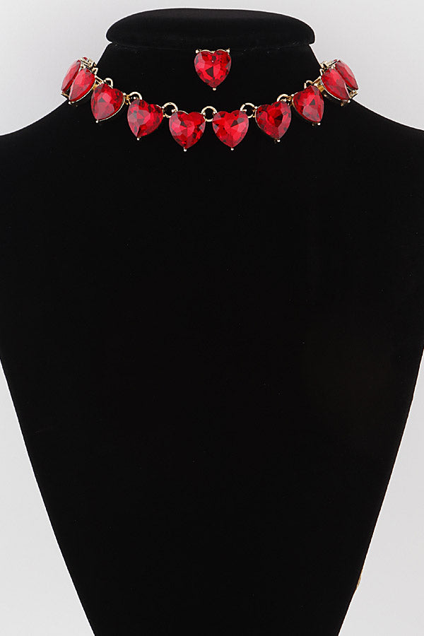 Sweet Kiss Necklace & Bracelet Set