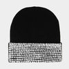 Embellished Rhinestone Beanie Hat