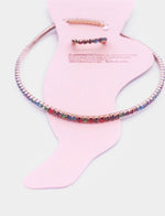 Rainbow Anklet & Toe Set