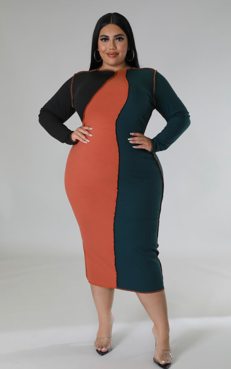Autumn Nights Dress (Plus Size)