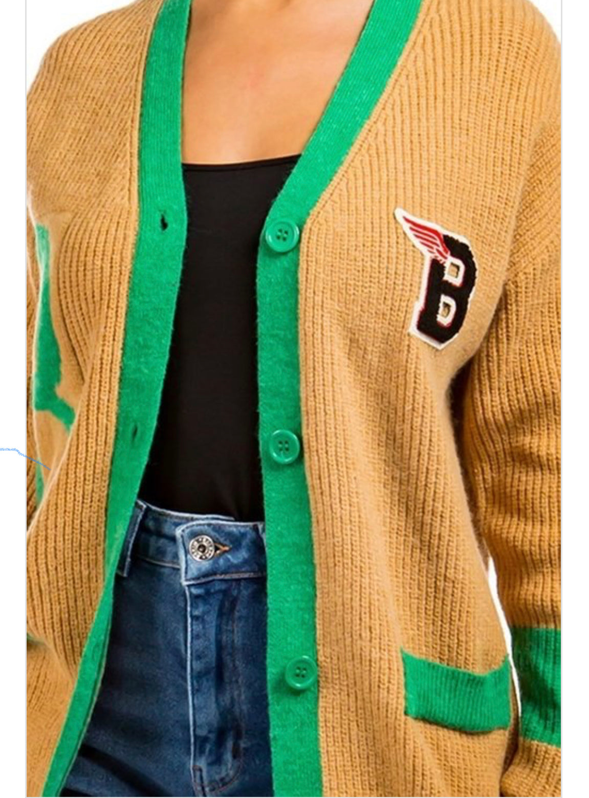 Beverly Patched Cardigan