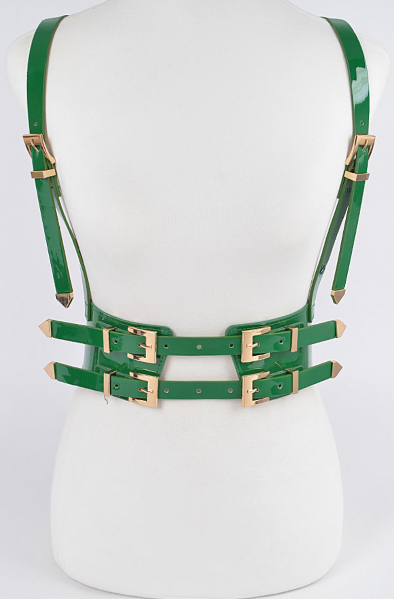 Harness Me Faux Leather Belt