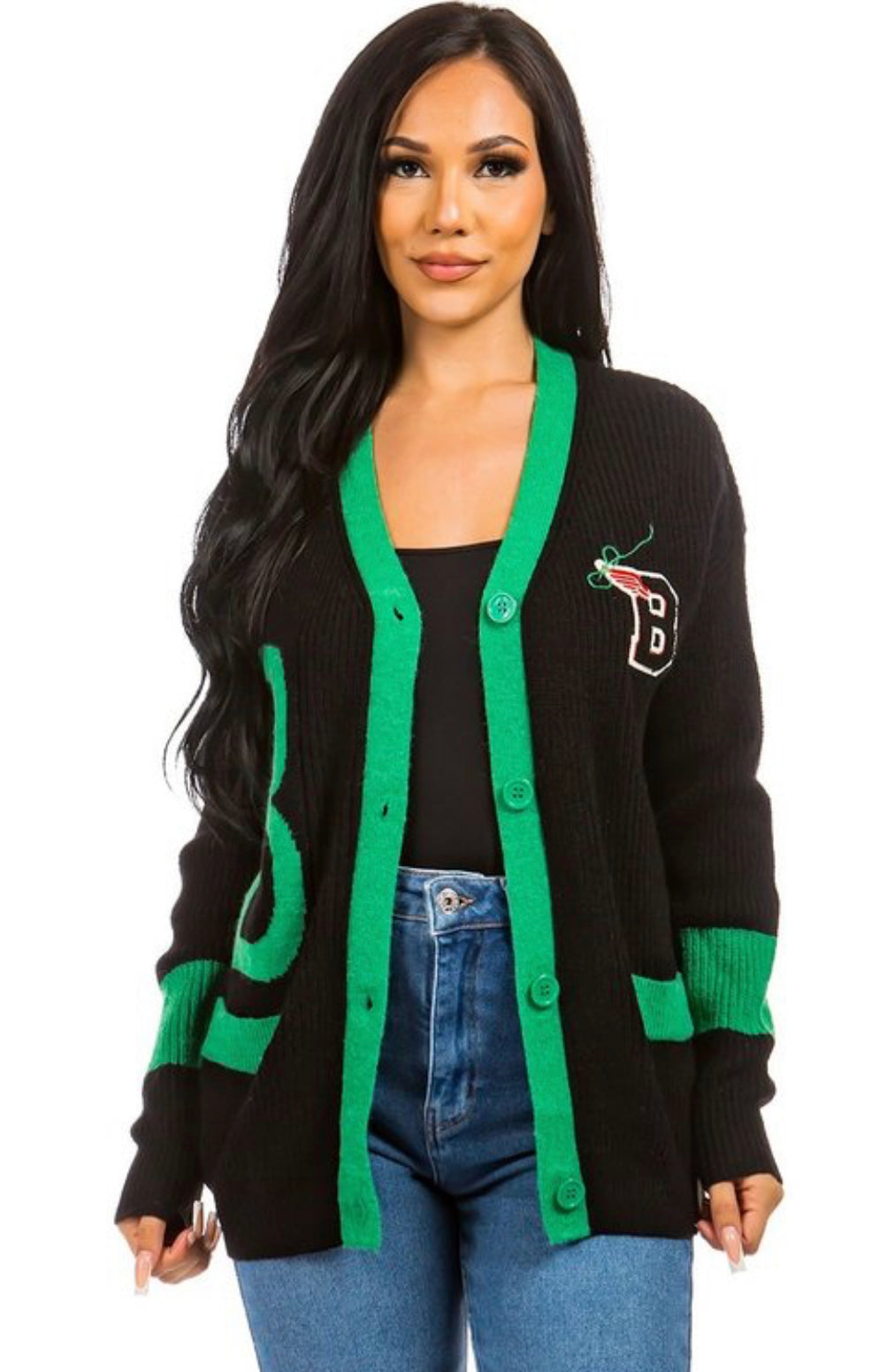 Beverly Patched Cardigan