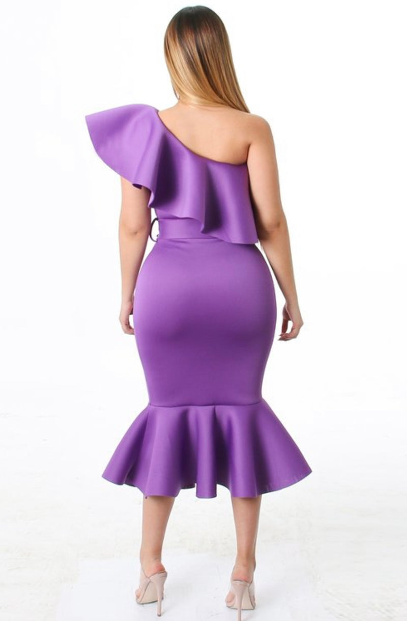 Diva Ruffle Dress