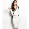 Ying Yang Dress (Ivory/Black)