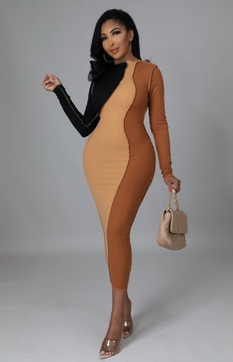 Chocolate Rush Midi Dress