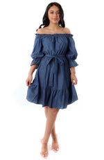 Off the Runway Denim Dress
