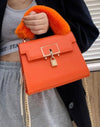 Locked in Fur Handbag