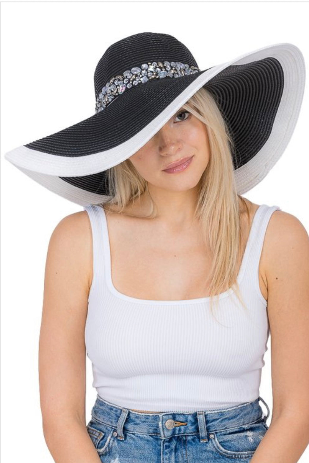 Bejeweled Sun Hat