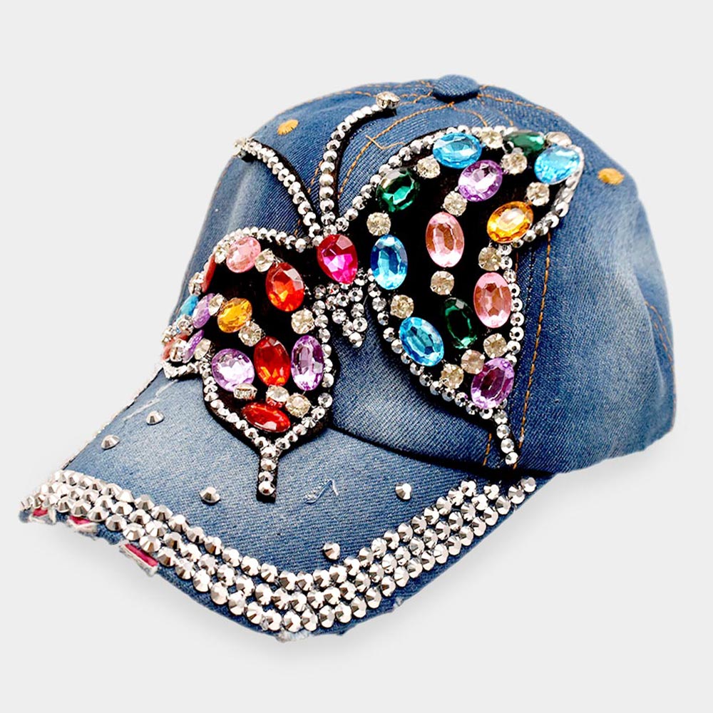 Butterfly Denim Hat