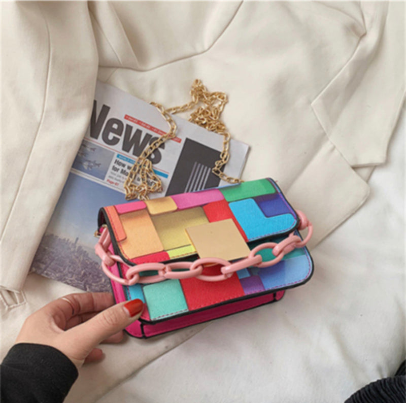Color Block Mini Handbag