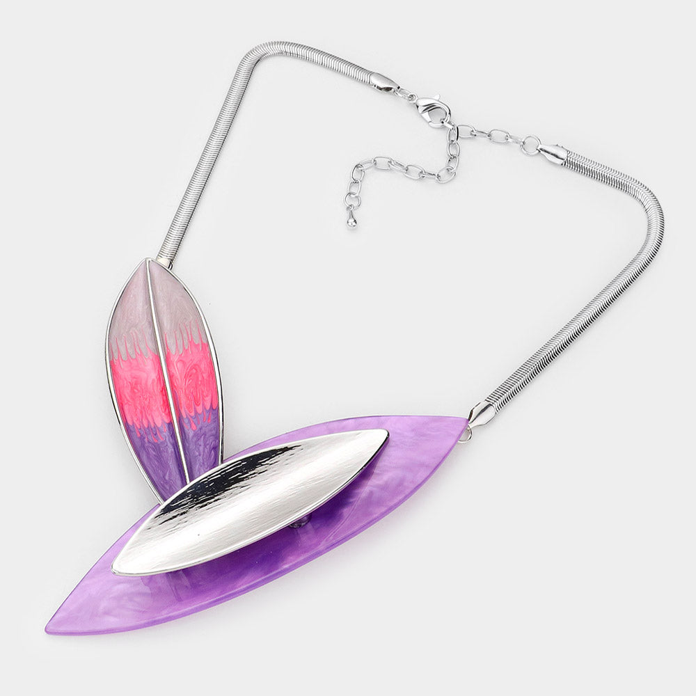 Leaf Necklace Set