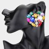 Heart Cluster Stud Earrings