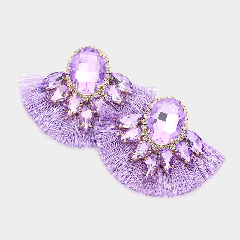 Fan Girl Tassel Earrings