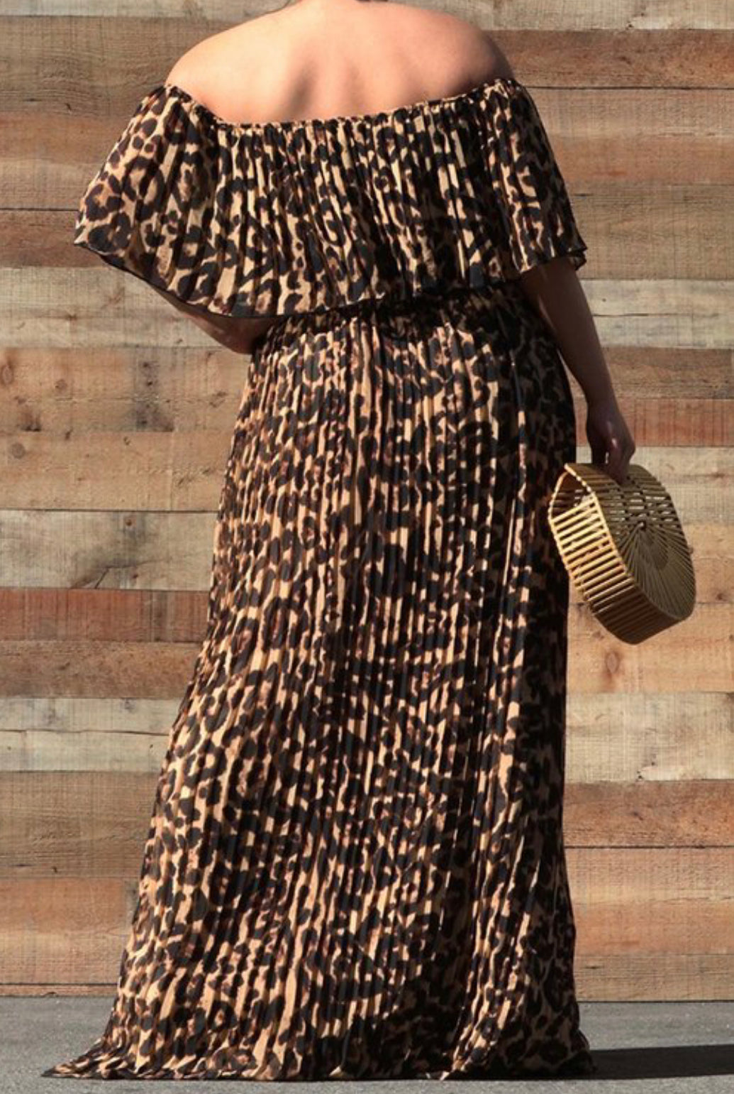Running Wild Leopard Maxi Dress