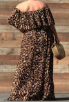 Running Wild Leopard Maxi Dress