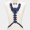 The "Elegant" Body chain Necklace & Earring Set