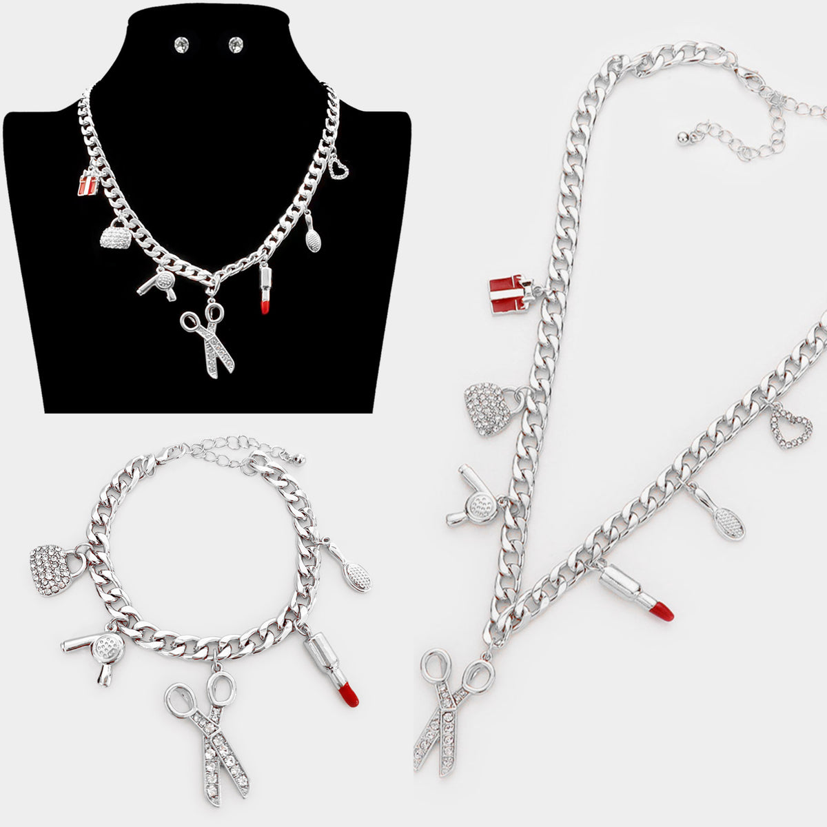 Beauty World 3Pc Set (Silver)