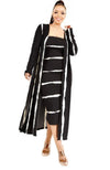 Between the Lines Dress (Plus Size)