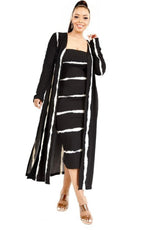 Between the Lines Dress (Plus Size)