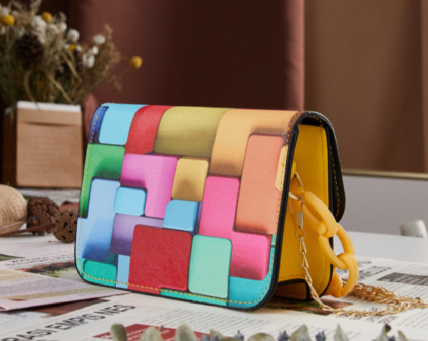 Color Block Mini Handbag
