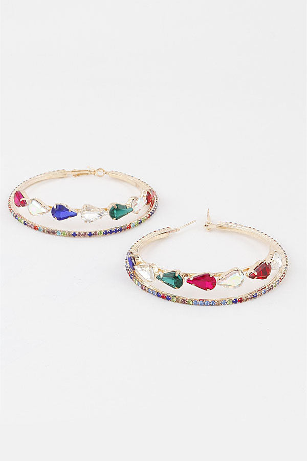 Double Glam Hoops