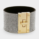 rhinestone bracelet, rhinestone, bracelet, lock bracelet, paparazzi ready
