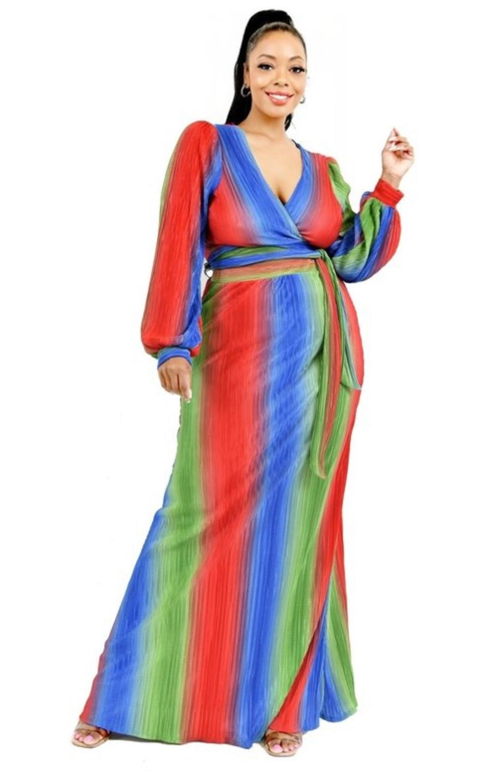 Lola Maxi 2PC Skirt Set (Plus Size)