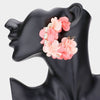 Floral Hoop Earrings