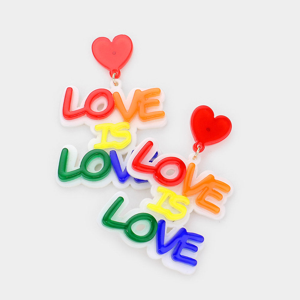 Love is Love Earrings