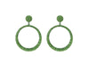 Classic Round Rhinestone Earrings