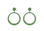 Classic Round Rhinestone Earrings