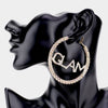 Glam Rhinestone Hoops