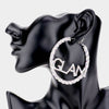 Glam Rhinestone Hoops