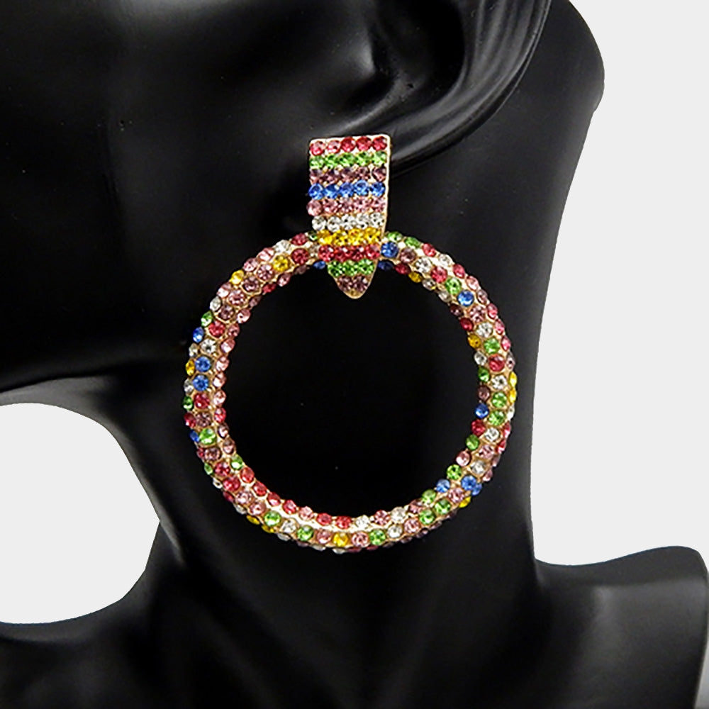 Majestic Rhinestone Earrings