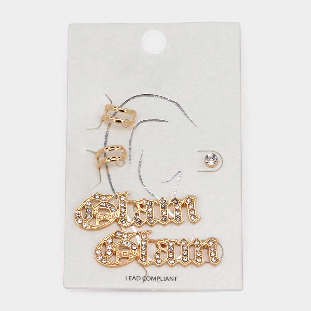 Rhinestone Ear Cuff