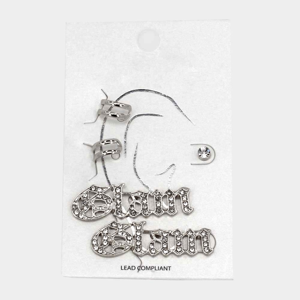 Rhinestone Ear Cuff