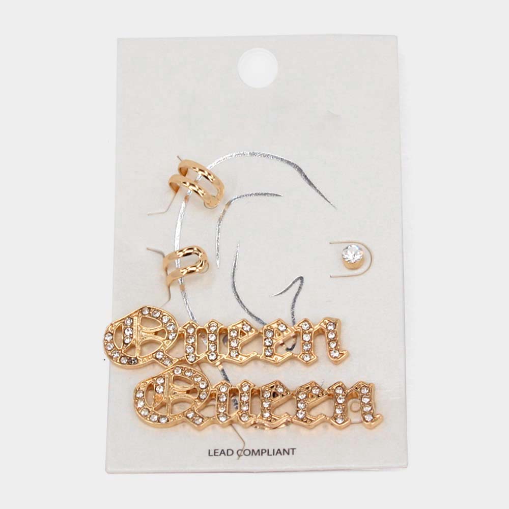 Rhinestone Ear Cuff