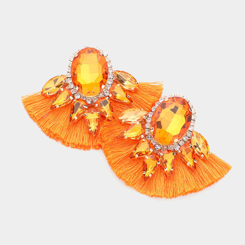 Fan Girl Tassel Earrings
