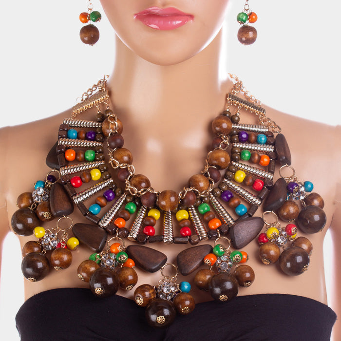 Nubian Goddess Necklace Set