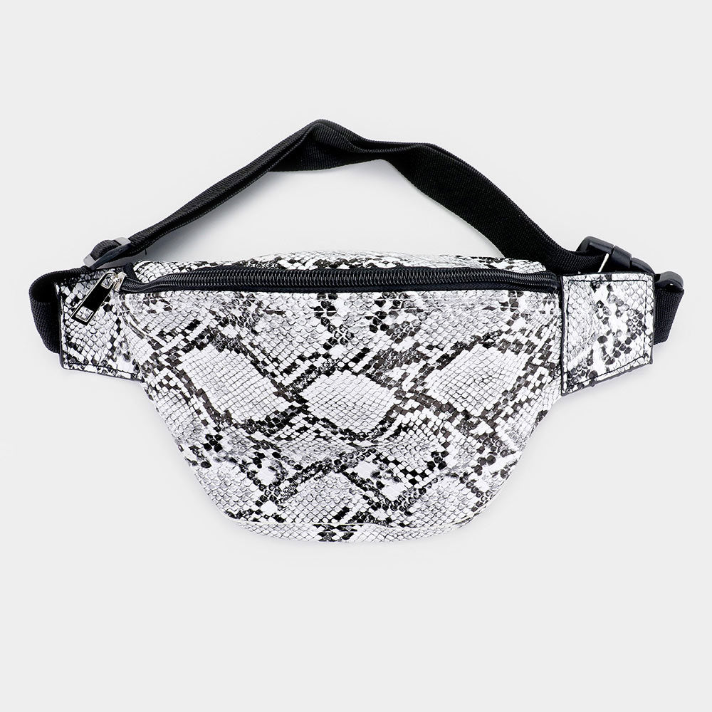 Neon Snakeskin Fanny pack