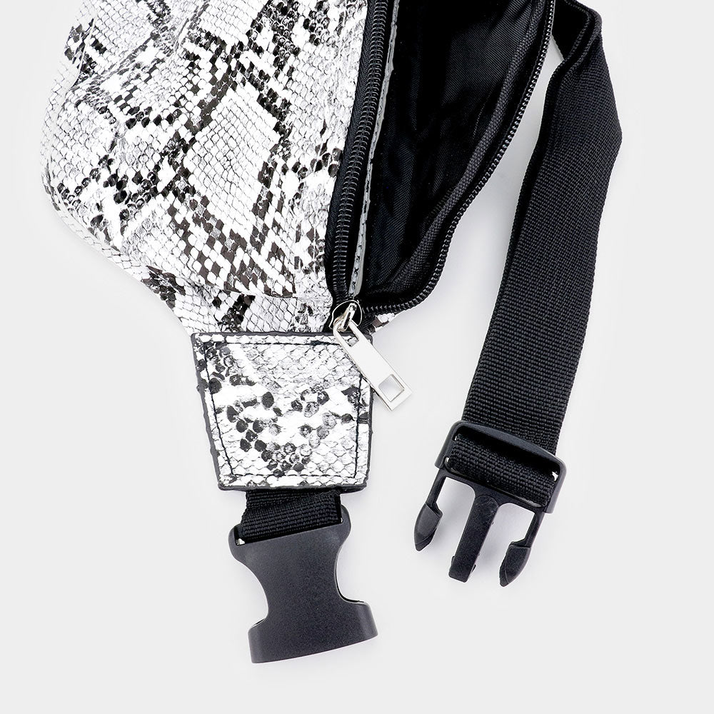Neon Snakeskin Fanny pack