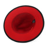 Red bottom Fedora Hat