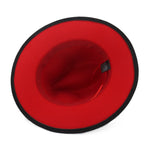 Red bottom Fedora Hat