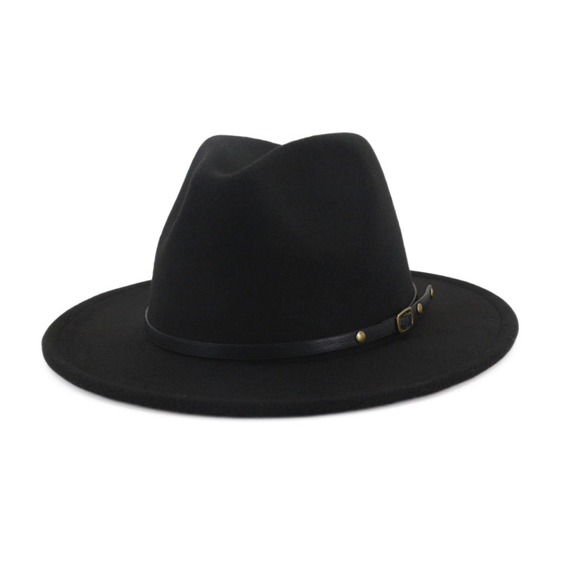 Red bottom Fedora Hat