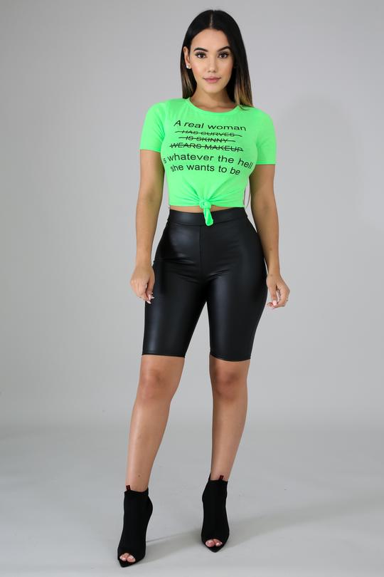 Real Women tie front shirt