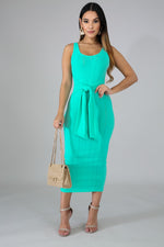 Aquatic Tie front Dress