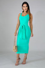 Aquatic Tie front Dress