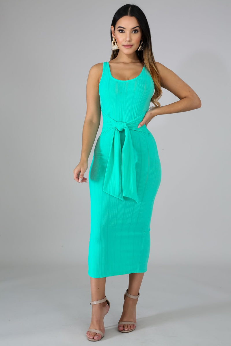 Aquatic Tie front Dress