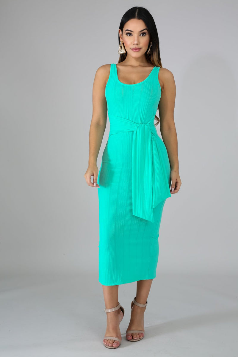 Aquatic Tie front Dress